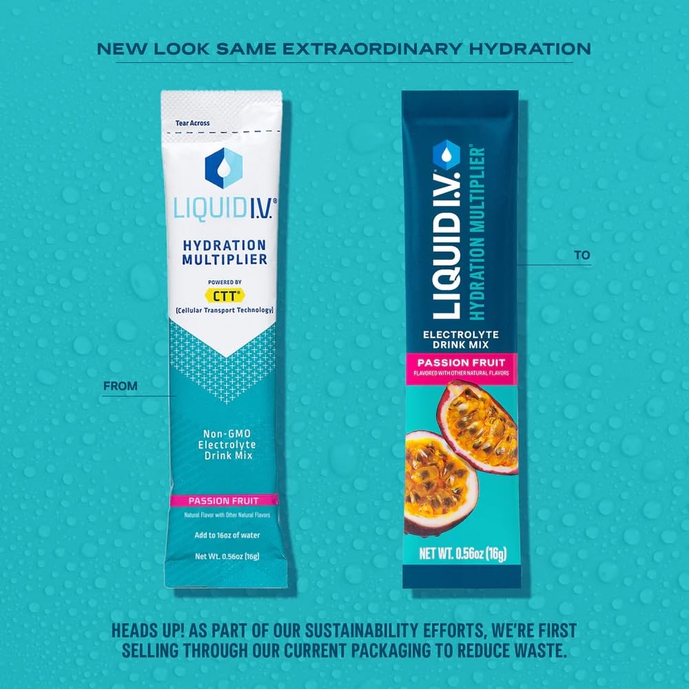 Liquid I.V.® Hydration Multiplier - Lemon Lime | Electrolyte Powder Drink Mix | 1 Pack (16 Servings)