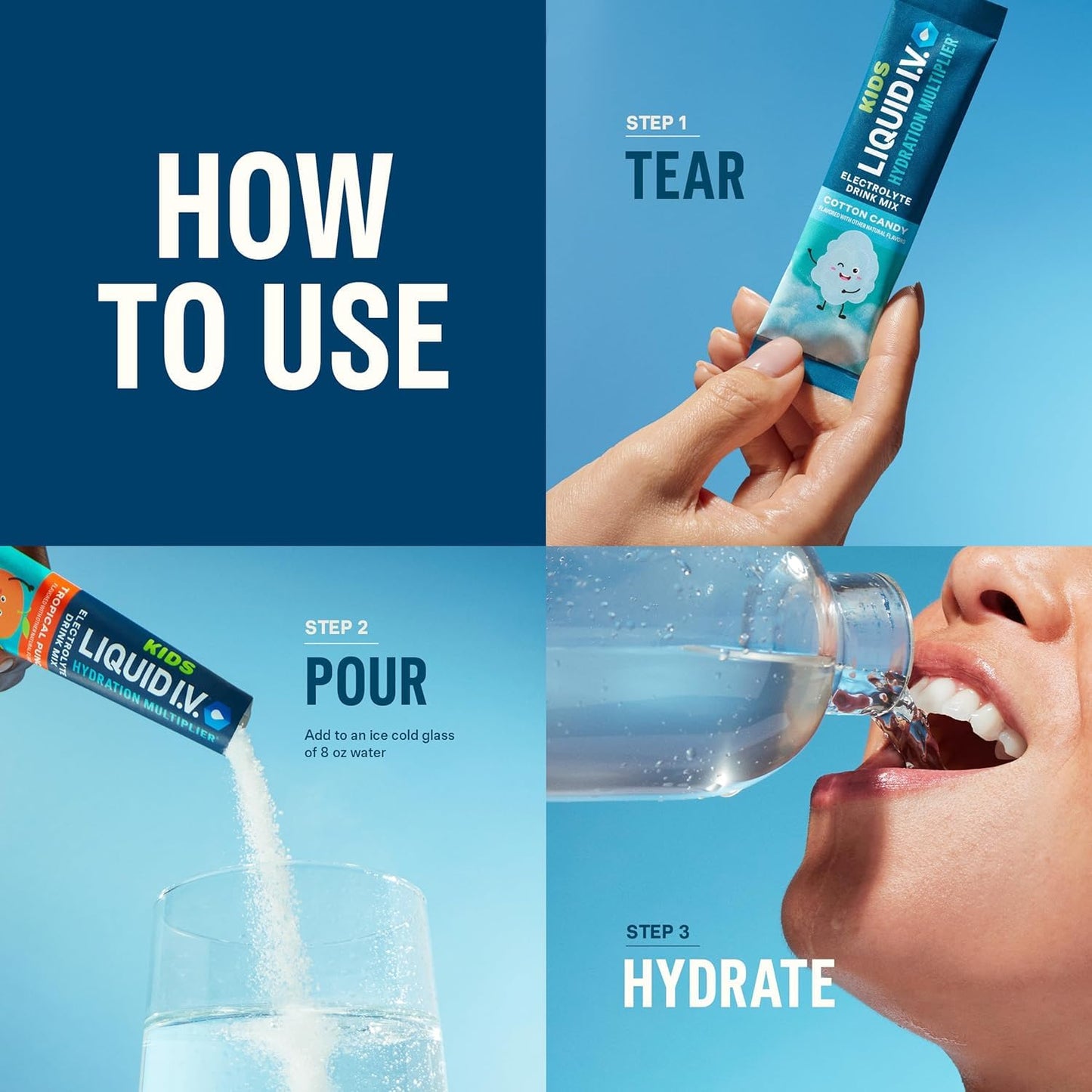 Liquid I.V.® Hydration Multiplier - Lemon Lime | Electrolyte Powder Drink Mix | 1 Pack (16 Servings)