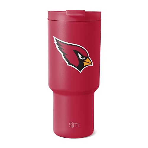 Simple Modern Officially Licensed NFL San Francisco 49rs 30 oz Tumbler with Flip Lid and Straws | Insulated Cup Stainless Steel | Gifts for Men Women | Trek Collection | San Francisco 49rs