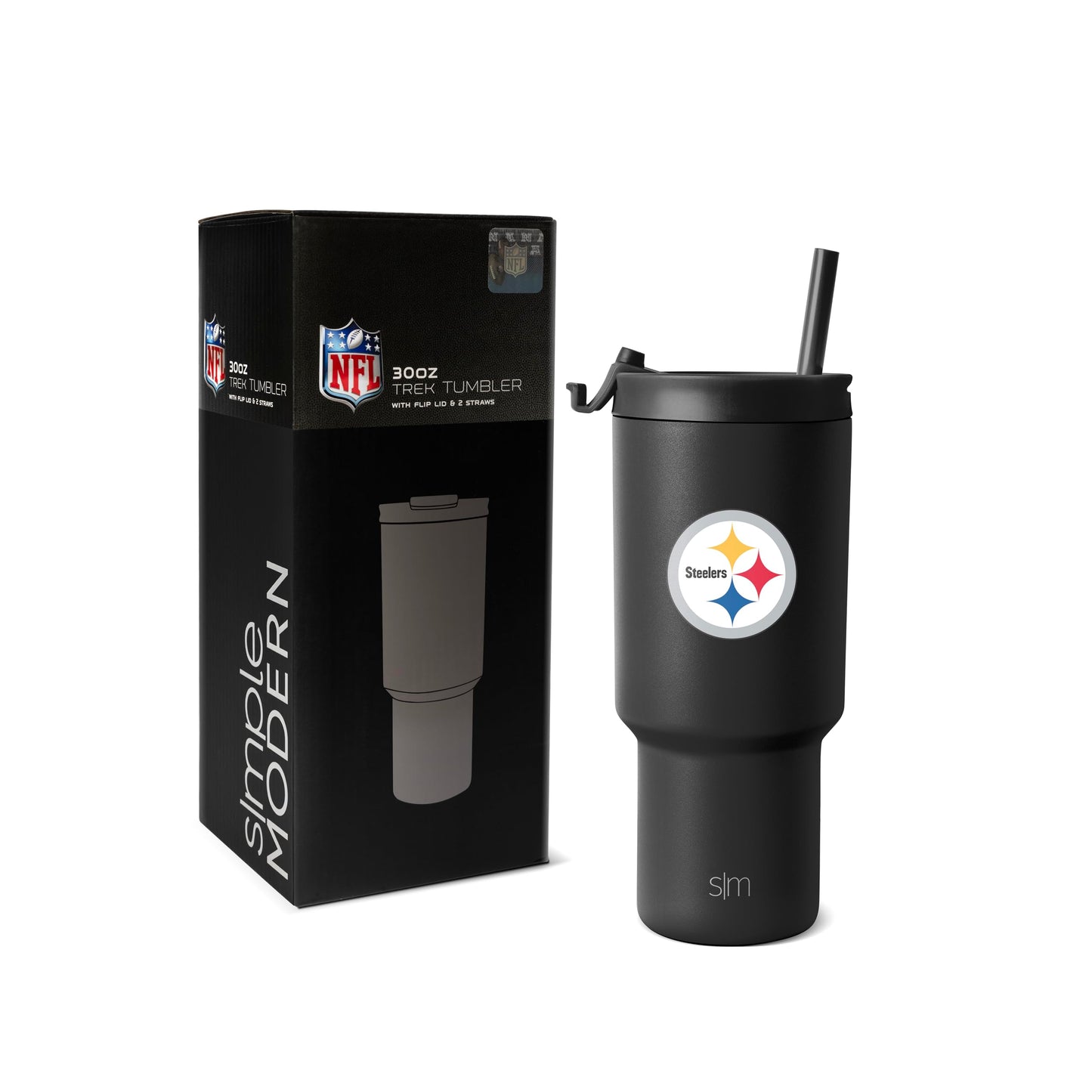 Simple Modern Officially Licensed NFL San Francisco 49rs 30 oz Tumbler with Flip Lid and Straws | Insulated Cup Stainless Steel | Gifts for Men Women | Trek Collection | San Francisco 49rs