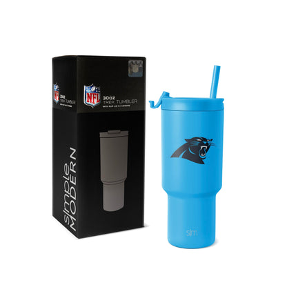 Simple Modern Officially Licensed NFL San Francisco 49rs 30 oz Tumbler with Flip Lid and Straws | Insulated Cup Stainless Steel | Gifts for Men Women | Trek Collection | San Francisco 49rs