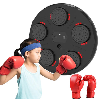 Smart Music Boxing Machine for Kids Hanging Sandbag Boxing Sports Training Agility Reaction Wall Target Home Exercise Equipment